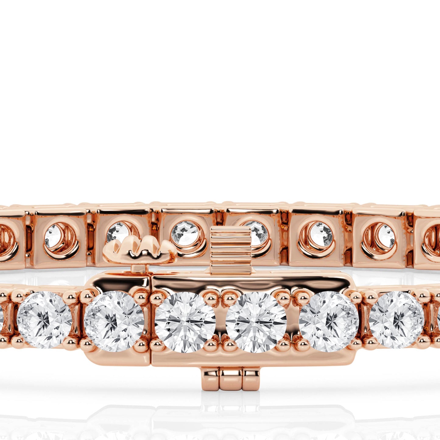 7 CTW Lab Grown Round Diamond Tennis Bracelet – 47 Stones