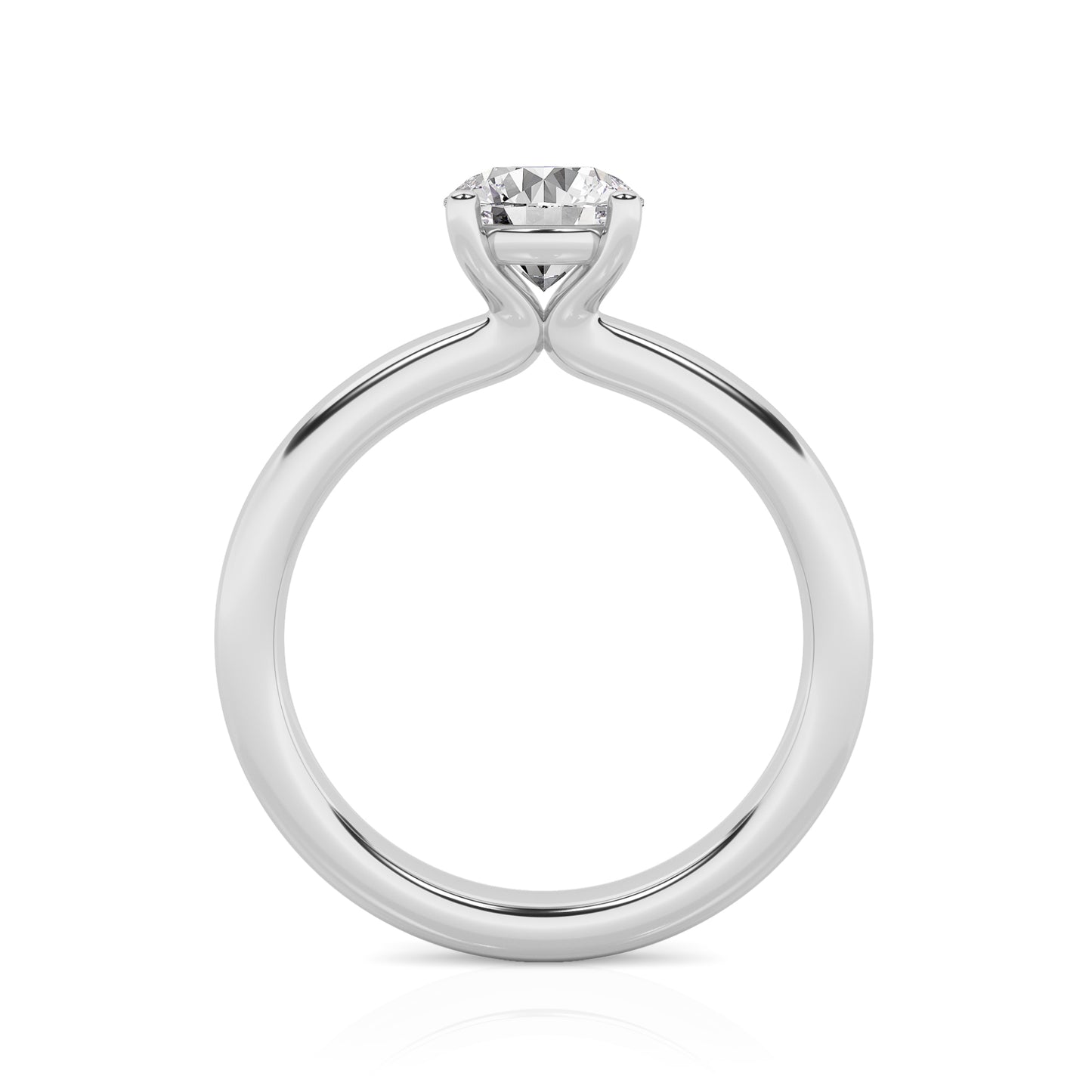1 CT - Lab Grown Diamond Engagement Ring