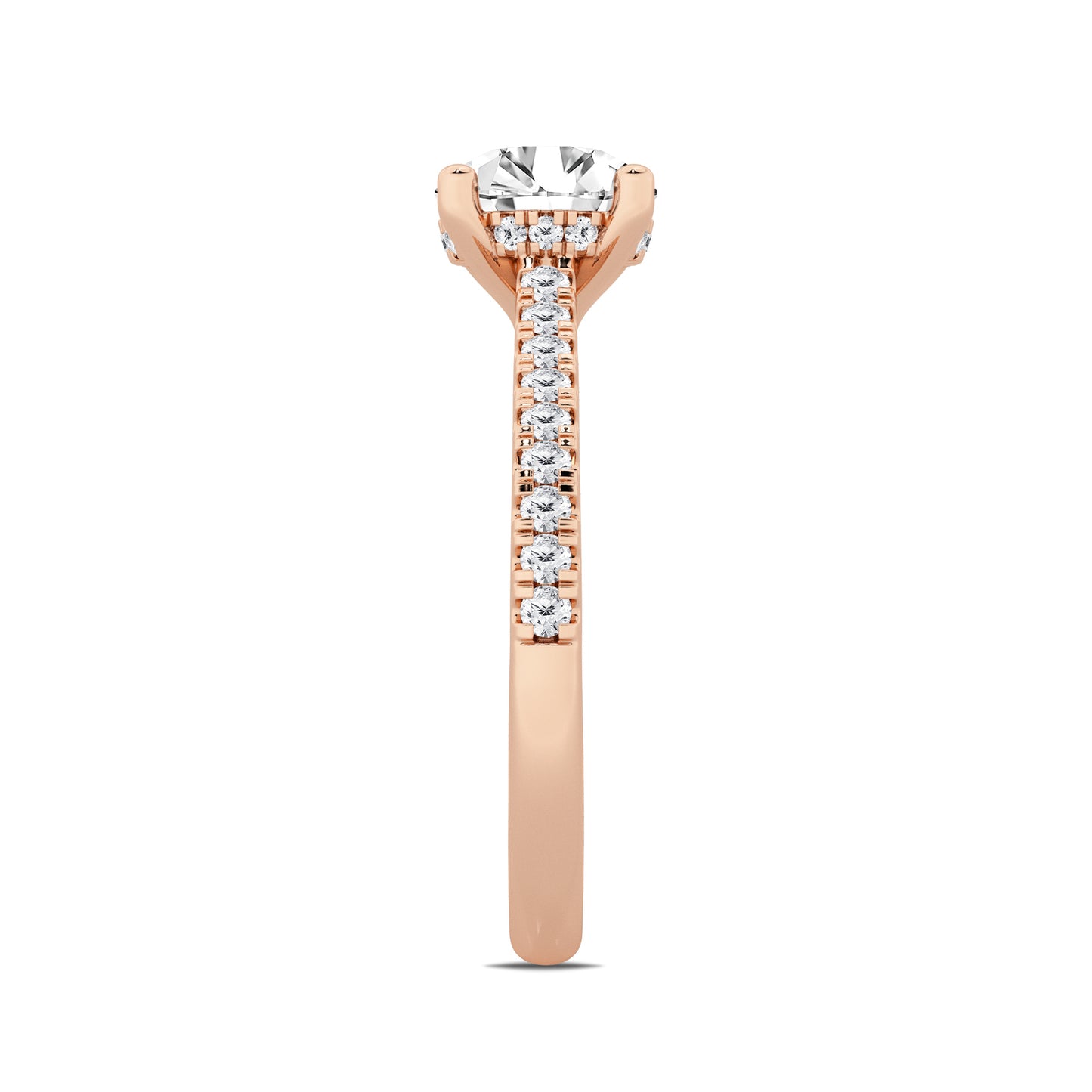 1 CT - 31 Rd Lab Grown Diamond Engagement Ring