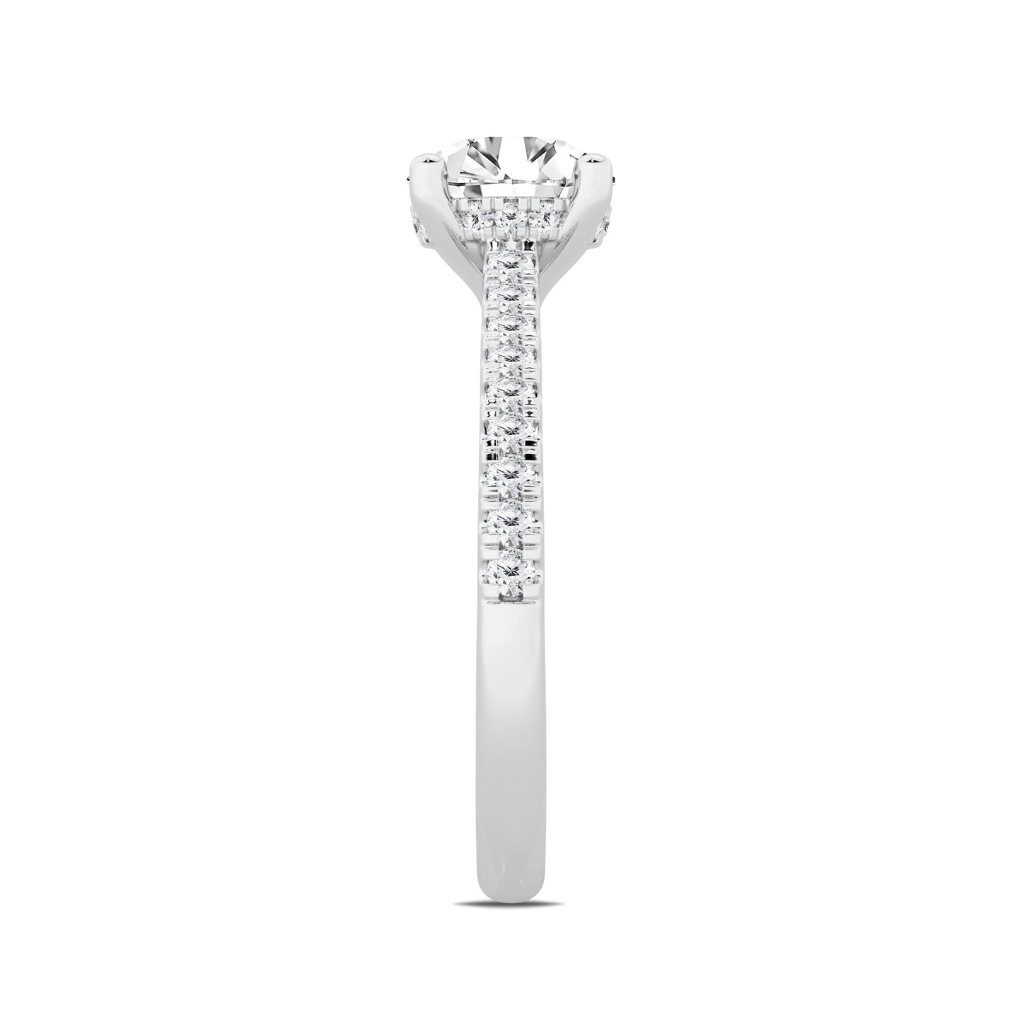 1 CT - 31 Rd Lab Grown Diamond Engagement Ring