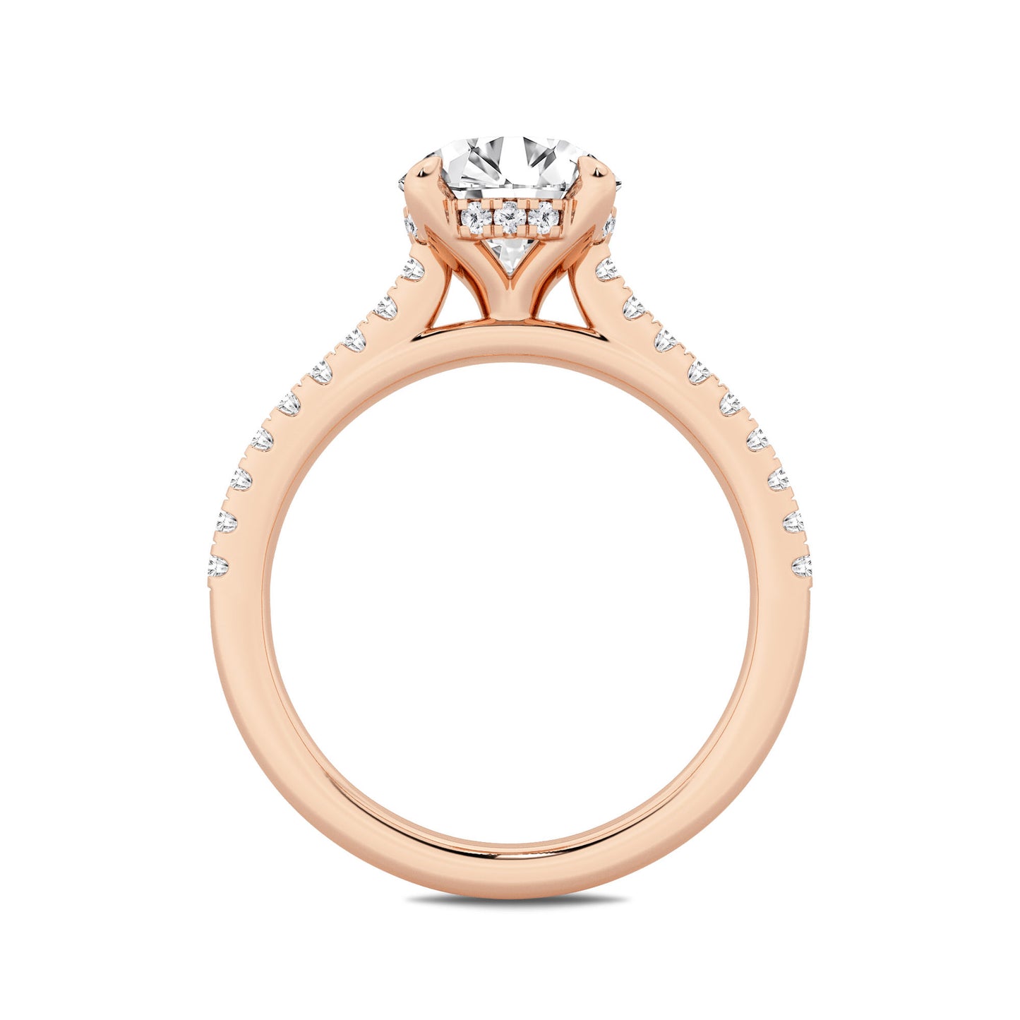 2 CT - 31 Rd Lab Grown Diamond Engagement Ring