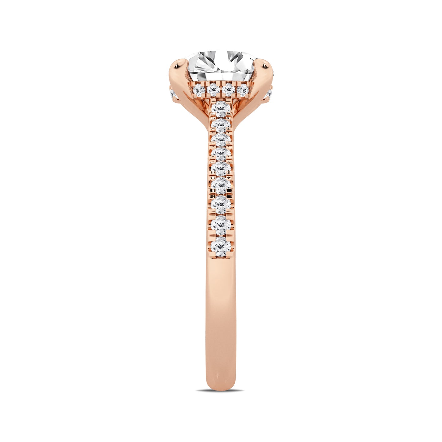 2.5 CT - 31 Rd Lab Grown Diamond Engagement Ring