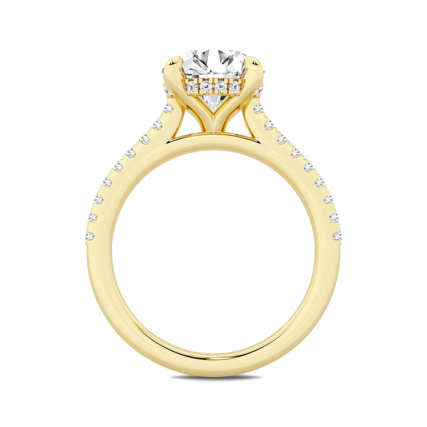 2.5 CT - 31 Rd Lab Grown Diamond Engagement Ring