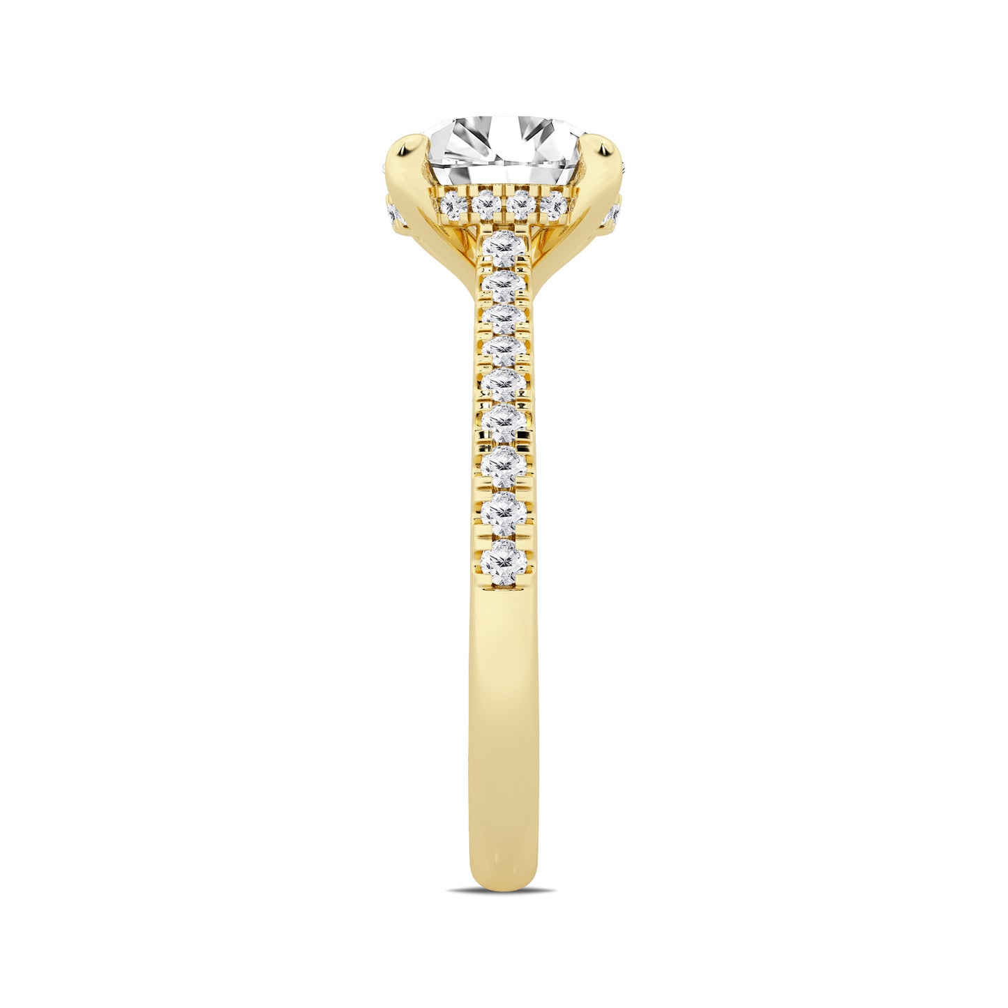 2.5 CT - 31 Rd Lab Grown Diamond Engagement Ring