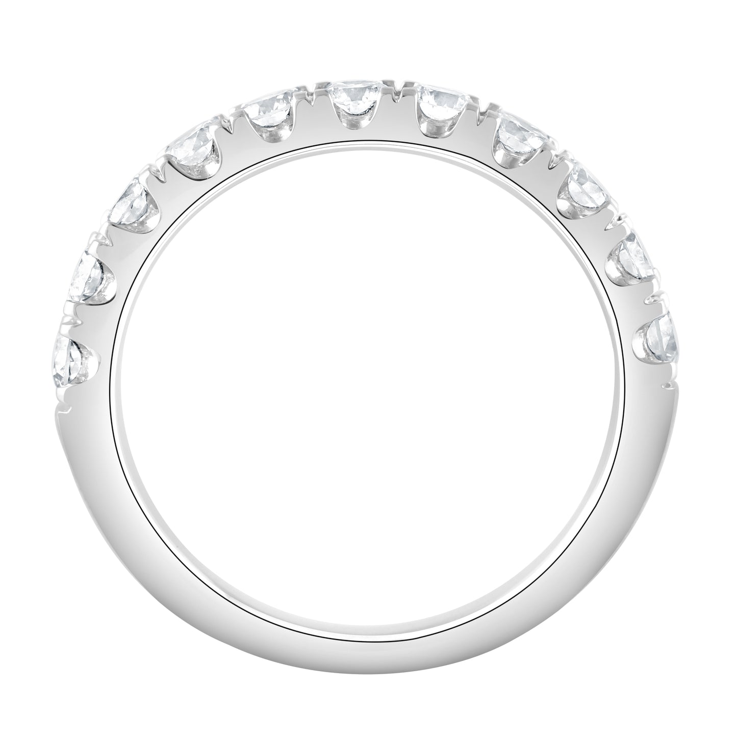 1 CTW - 11 Stone Lab-Grown Diamond Band