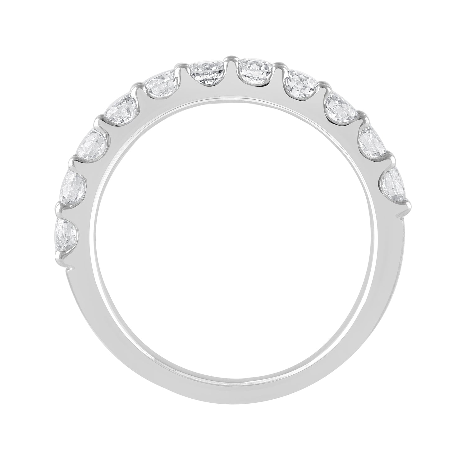 1 CTW - 11 Stone Lab-Grown Diamond Band