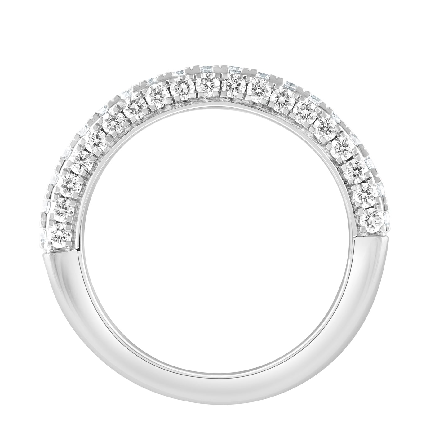 1 CTW - 57 Stone Lab-Grown Diamond Band