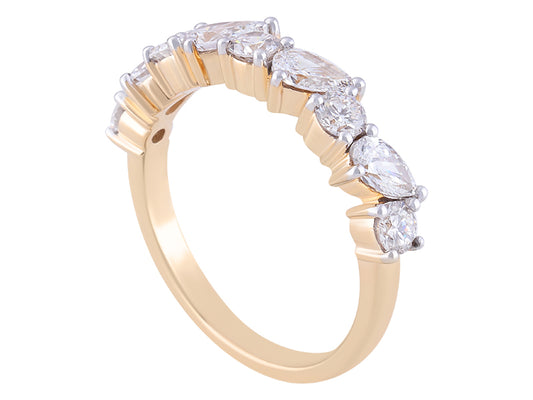 1 CTW Lab Grown Diamond multi stone band