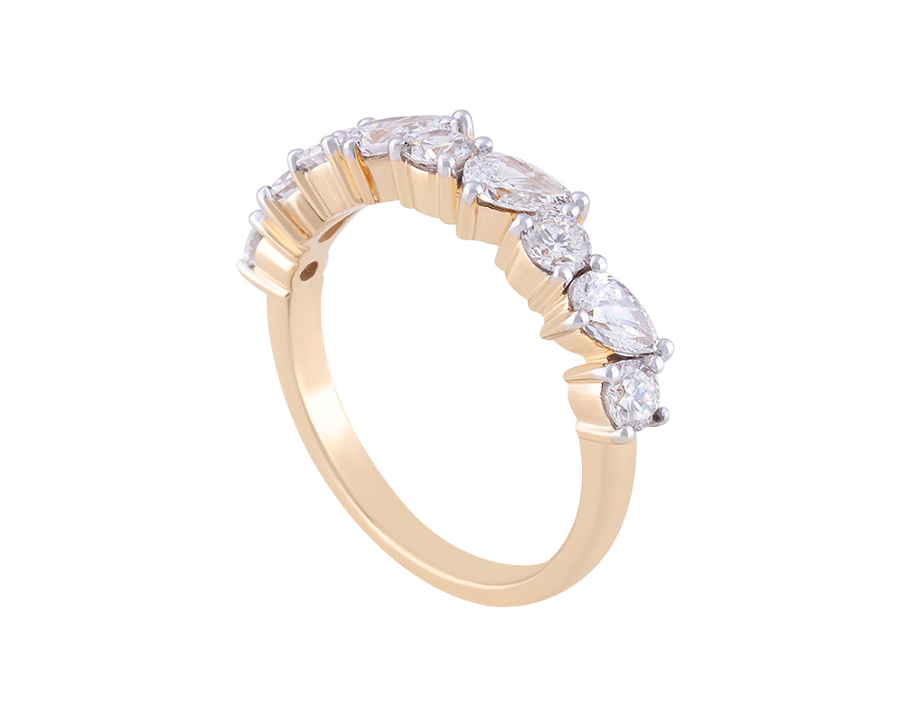 1 CTW Lab Grown Diamond multi stone band