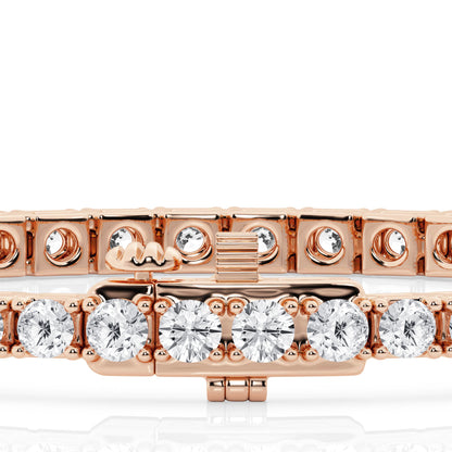 7 CTW Lab Grown Round Diamond Tennis Bracelet – 47 Stones