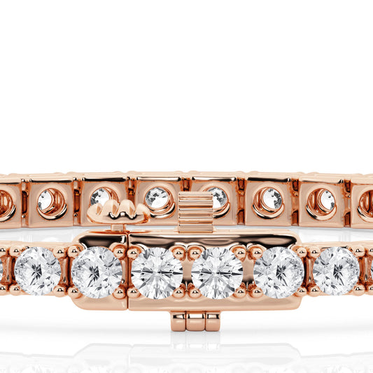 7 CTW Lab Grown Round Diamond Tennis Bracelet – 47 Stones