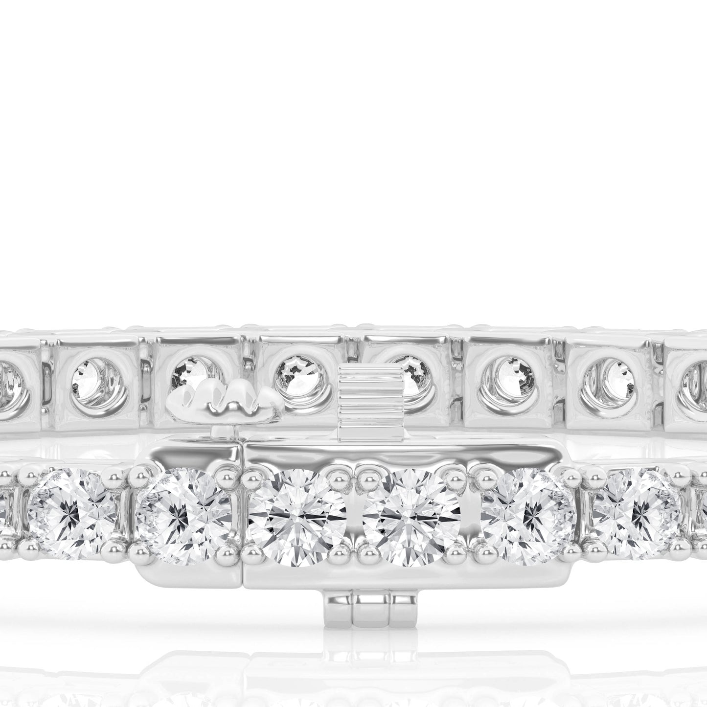 7 CTW Lab Grown Round Diamond Tennis Bracelet – 47 Stones