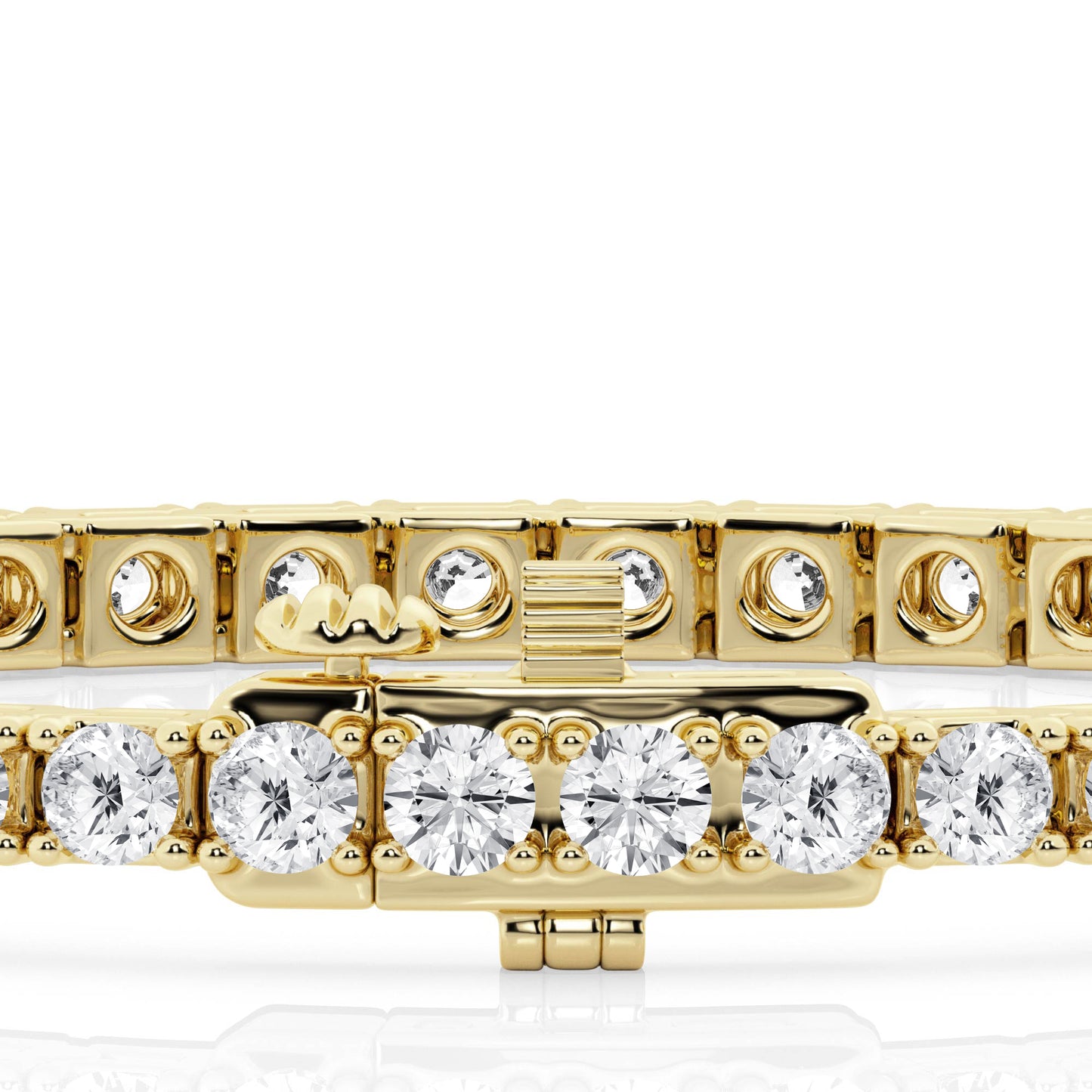 7 CTW Lab Grown Round Diamond Tennis Bracelet – 47 Stones