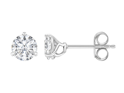 1 CTW Lab Grown Diamond Martini Stud Earrings