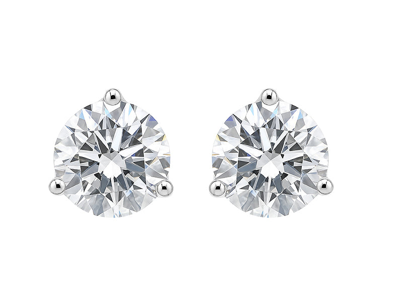 3 CTW Lab Grown Diamond Martini Stud Earrings