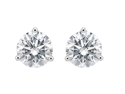 3 CTW Lab Grown Diamond Martini Stud Earrings