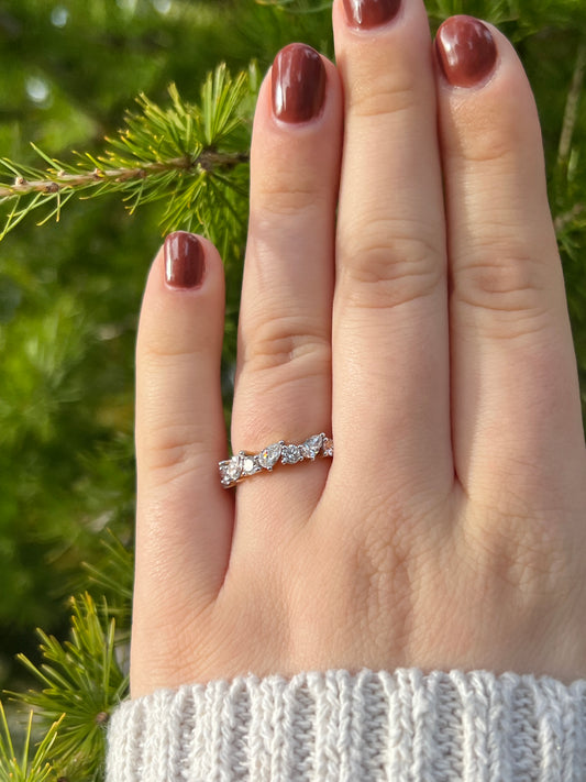 1 CTW Lab Grown Diamond multi stone band