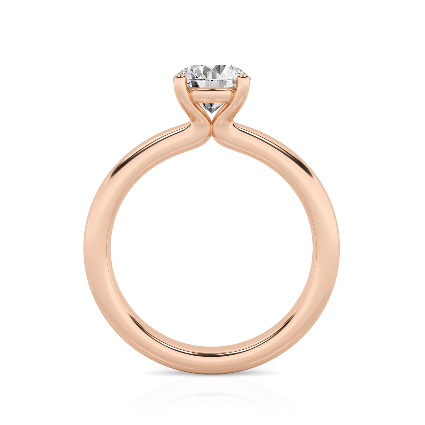 1 CT - Lab Grown Diamond Engagement Ring