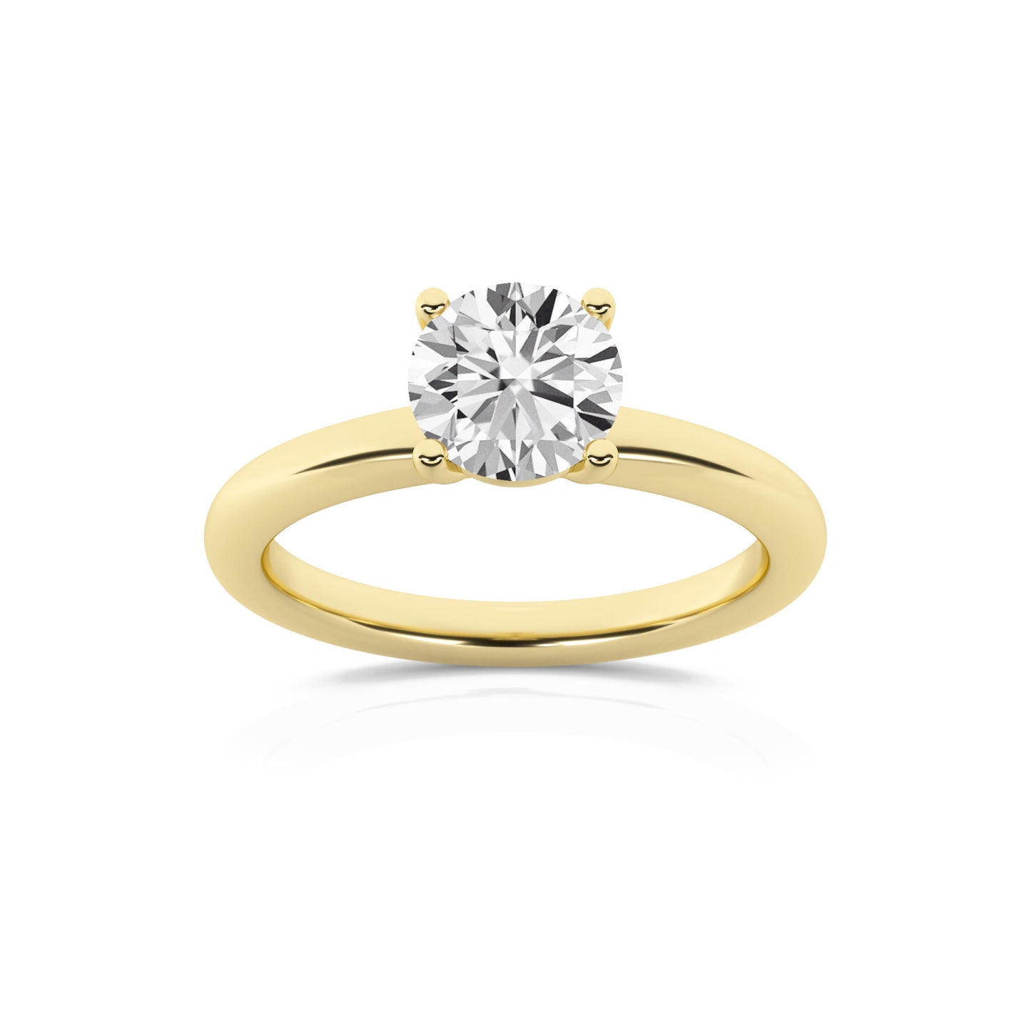 1 CT - Lab Grown Diamond Engagement Ring