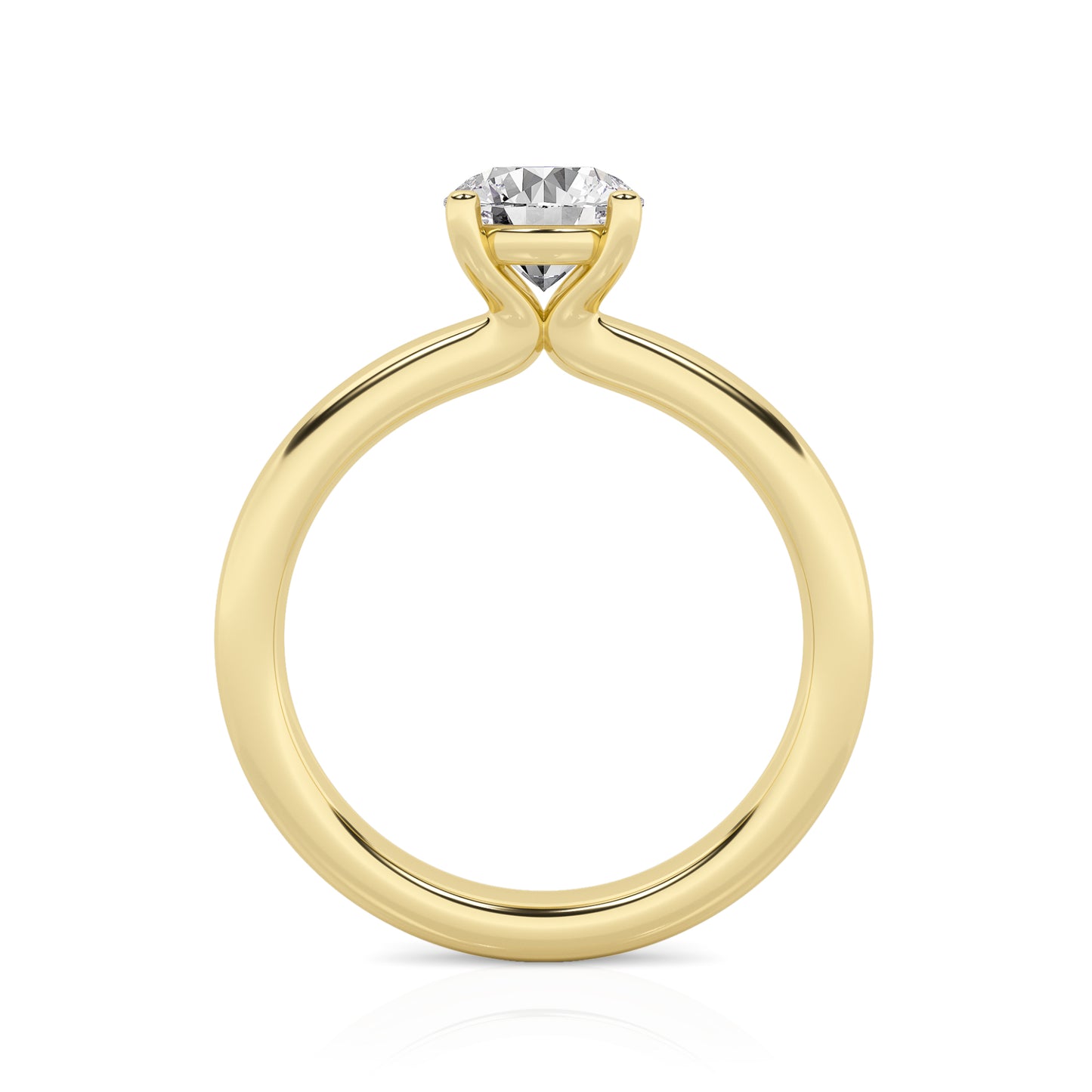 1 CT - Lab Grown Diamond Engagement Ring
