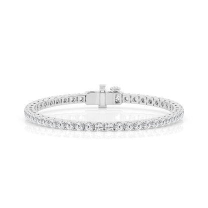 4.10 CTW Lab Grown Round Diamond Tennis Bracelet – 61 Round Stones
