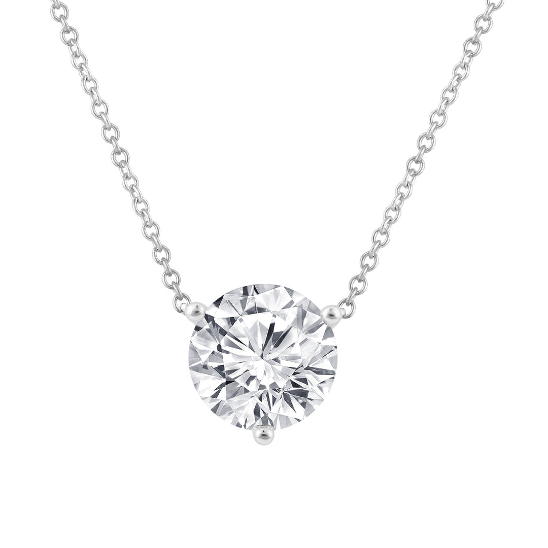 2 CTW Lab Grown Diamond Pendant Necklace