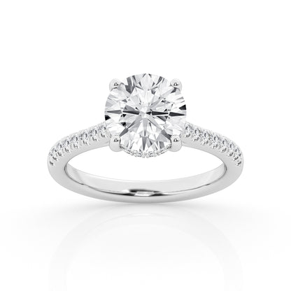 1 CT - 31 Rd Lab Grown Diamond Engagement Ring