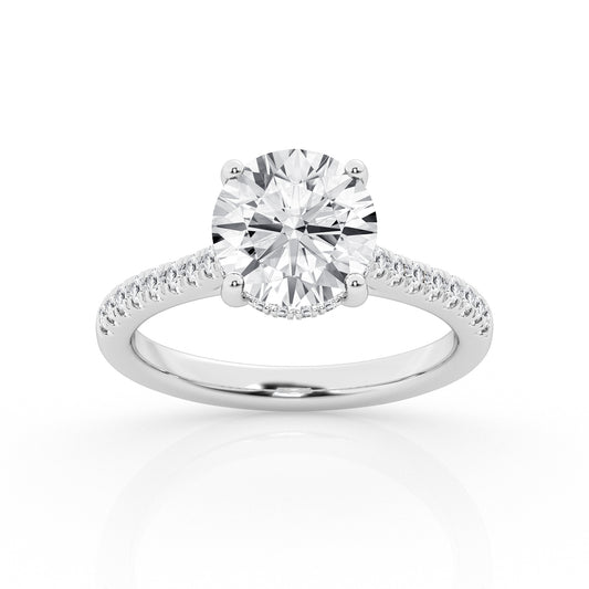 1 CT - 31 Rd Lab Grown Diamond Engagement Ring