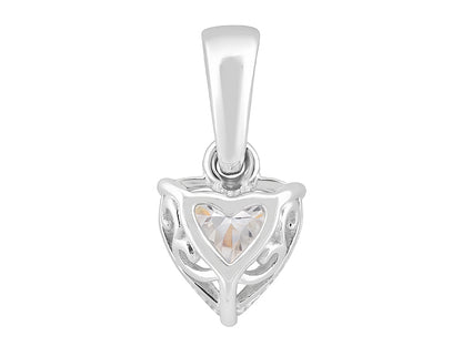 1 CT Lab Grown Diamond Heart Pendant