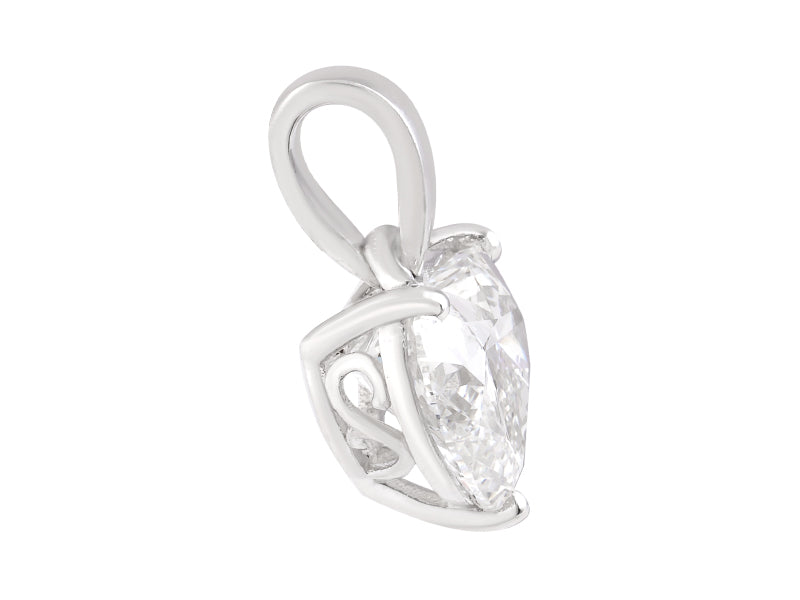2 CT Lab Grown Diamond Heart Pendant