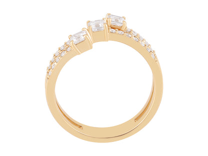 .7 CTW Lab Grown Diamond Multi stone ring