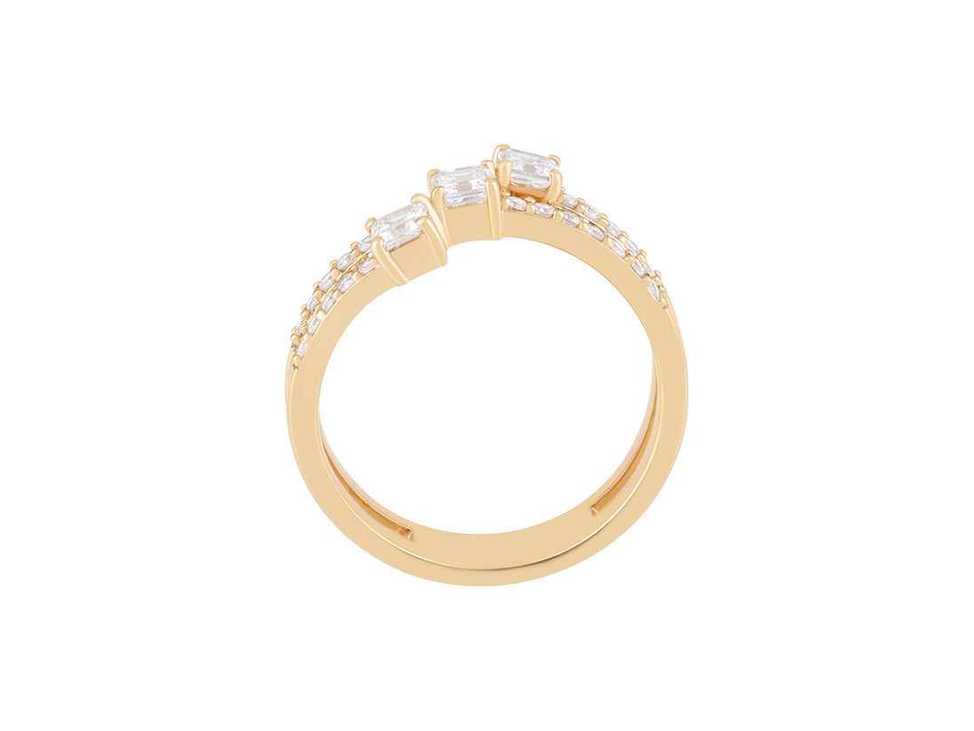 .7 CTW Lab Grown Diamond Multi stone ring