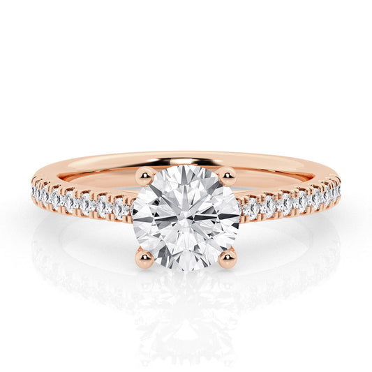 1 CT - 31 Rd Lab Grown Diamond Engagement Ring