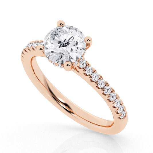 1 CT - 31 Rd Lab Grown Diamond Engagement Ring