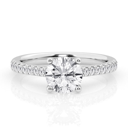 1 CT - 31 Rd Lab Grown Diamond Engagement Ring
