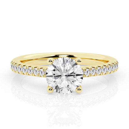 1 CT - 31 Rd Lab Grown Diamond Engagement Ring
