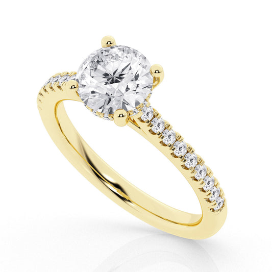 1 CT - 31 Rd Lab Grown Diamond Engagement Ring