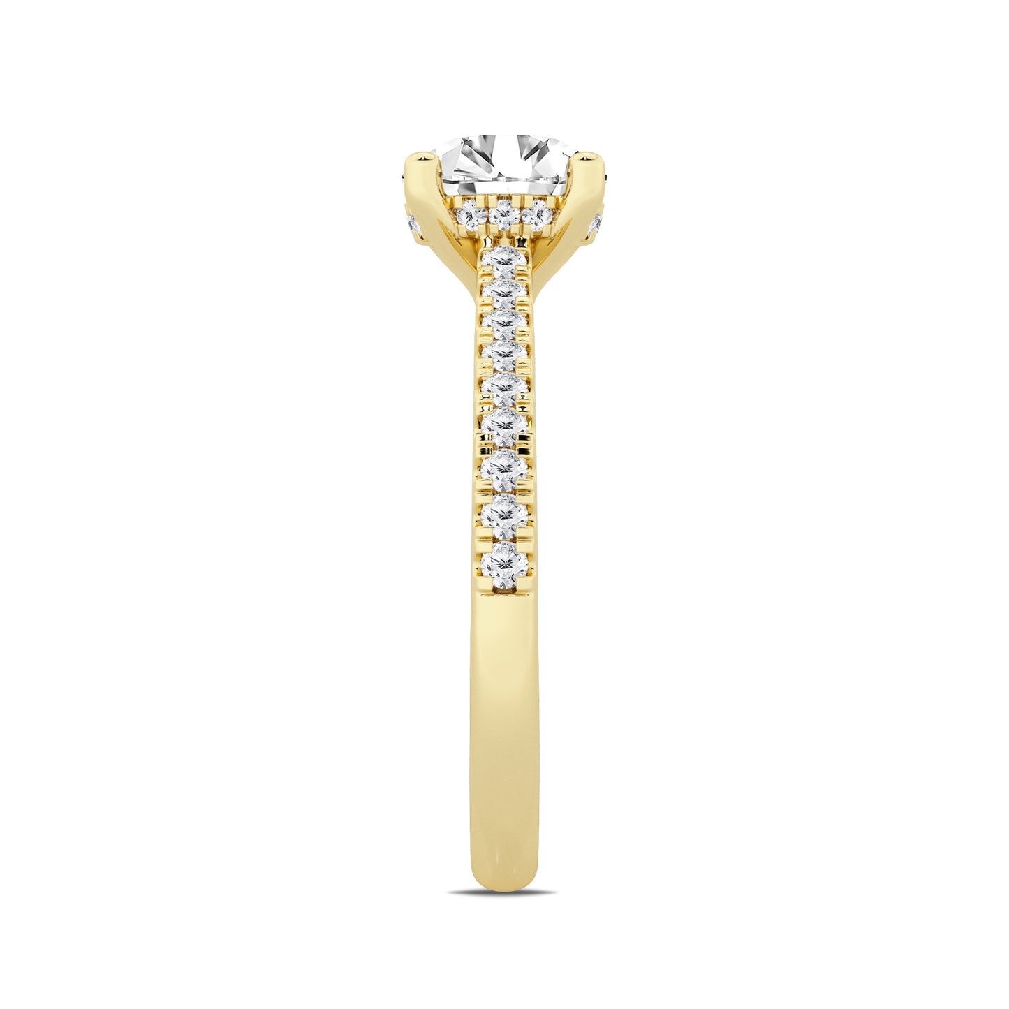 1 CT - 31 Rd Lab Grown Diamond Engagement Ring