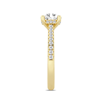 1 CT - 31 Rd Lab Grown Diamond Engagement Ring