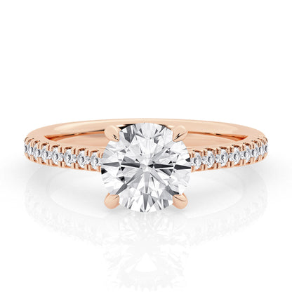 2 CT - 31 Rd Lab Grown Diamond Engagement Ring