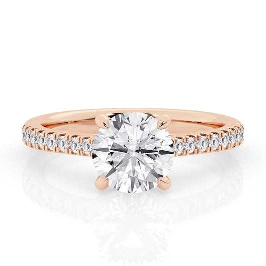 2 CT - 31 Rd Lab Grown Diamond Engagement Ring