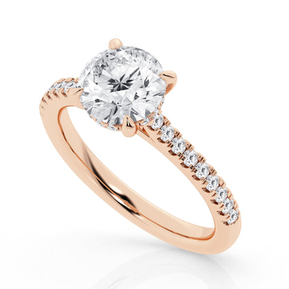 2 CT - 31 Rd Lab Grown Diamond Engagement Ring