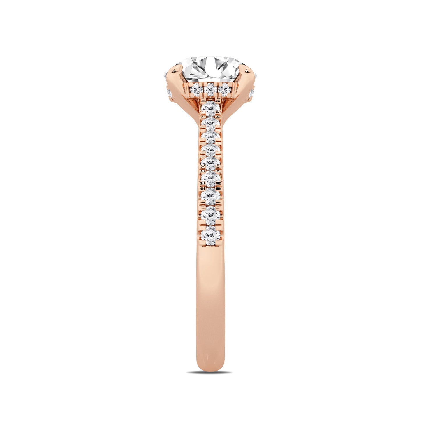 2 CT - 31 Rd Lab Grown Diamond Engagement Ring