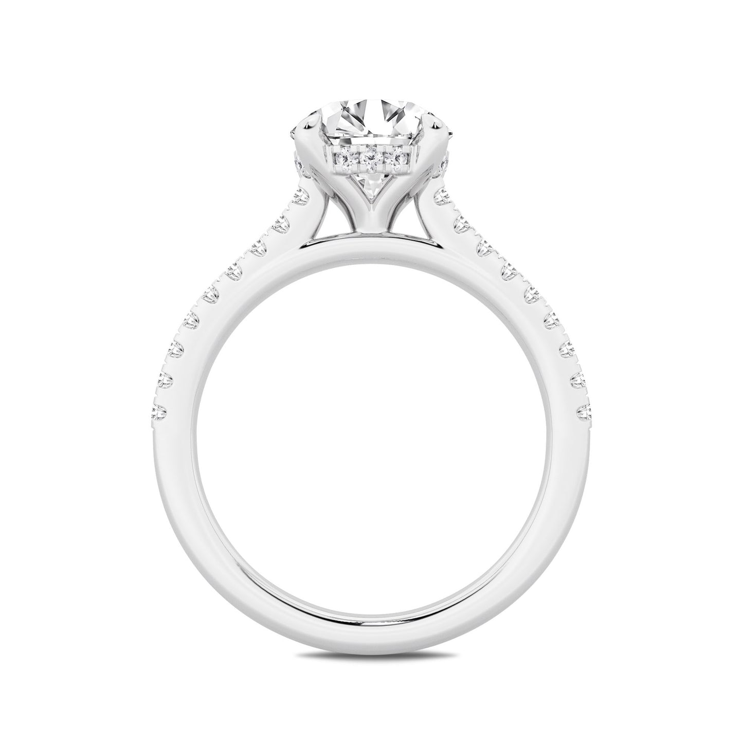 2 CT - 31 Rd Lab Grown Diamond Engagement Ring