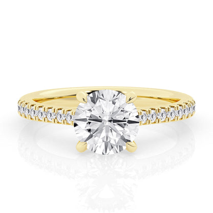 2 CT - 31 Rd Lab Grown Diamond Engagement Ring