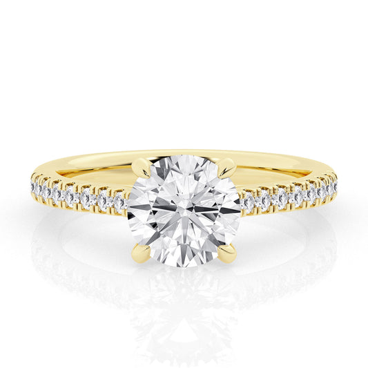 2 CT - 31 Rd Lab Grown Diamond Engagement Ring