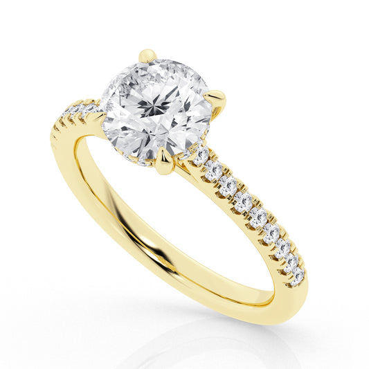 2 CT - 31 Rd Lab Grown Diamond Engagement Ring