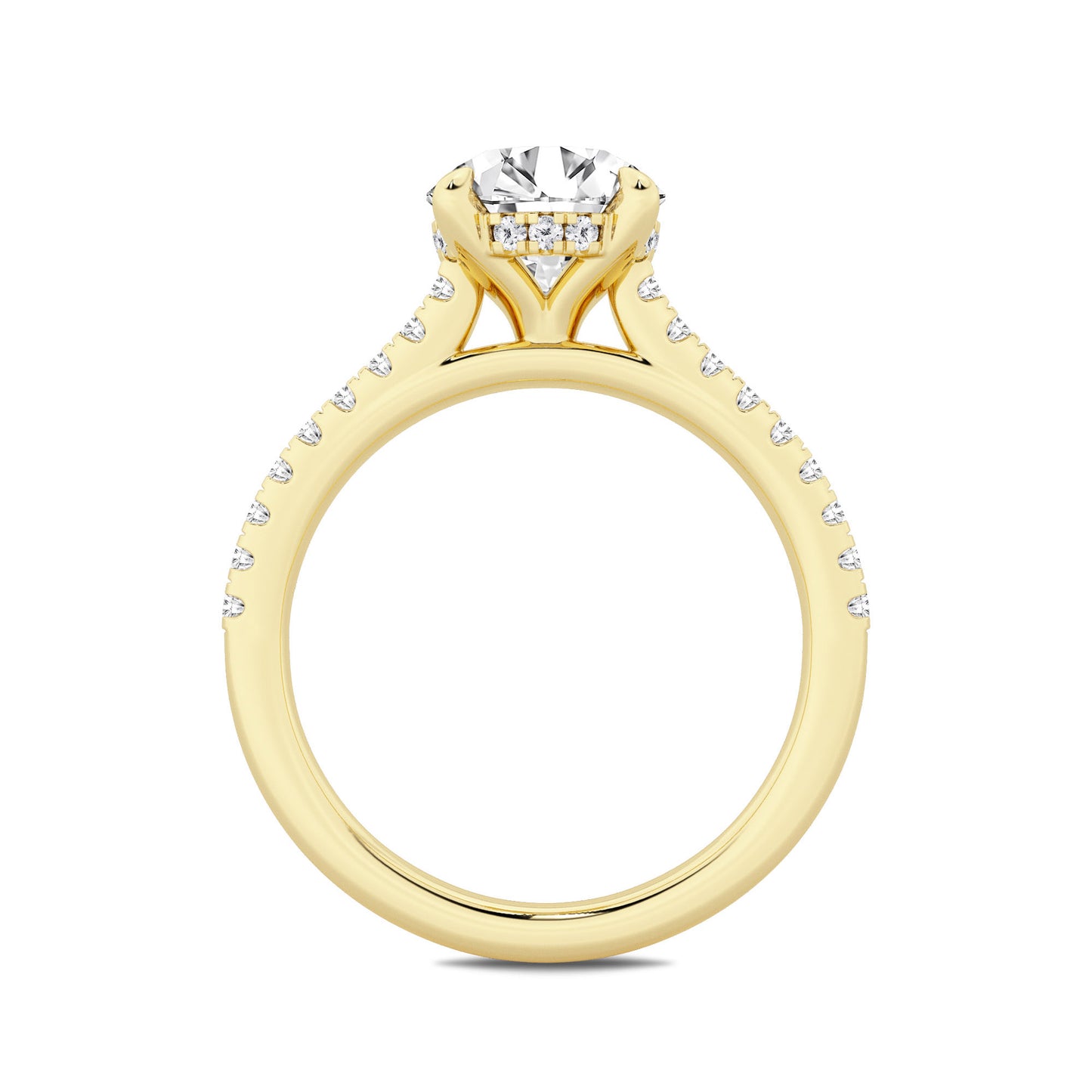 2 CT - 31 Rd Lab Grown Diamond Engagement Ring