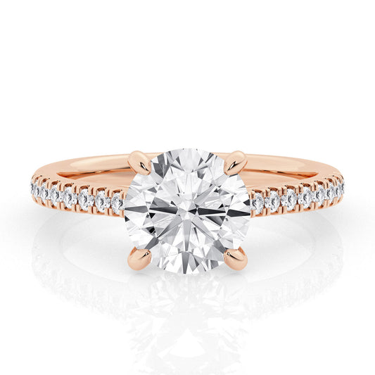 2.5 CT - 31 Rd Lab Grown Diamond Engagement Ring