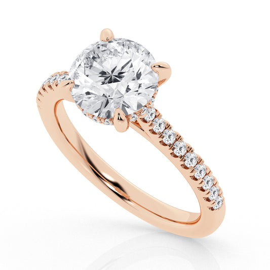 2.5 CT - 31 Rd Lab Grown Diamond Engagement Ring